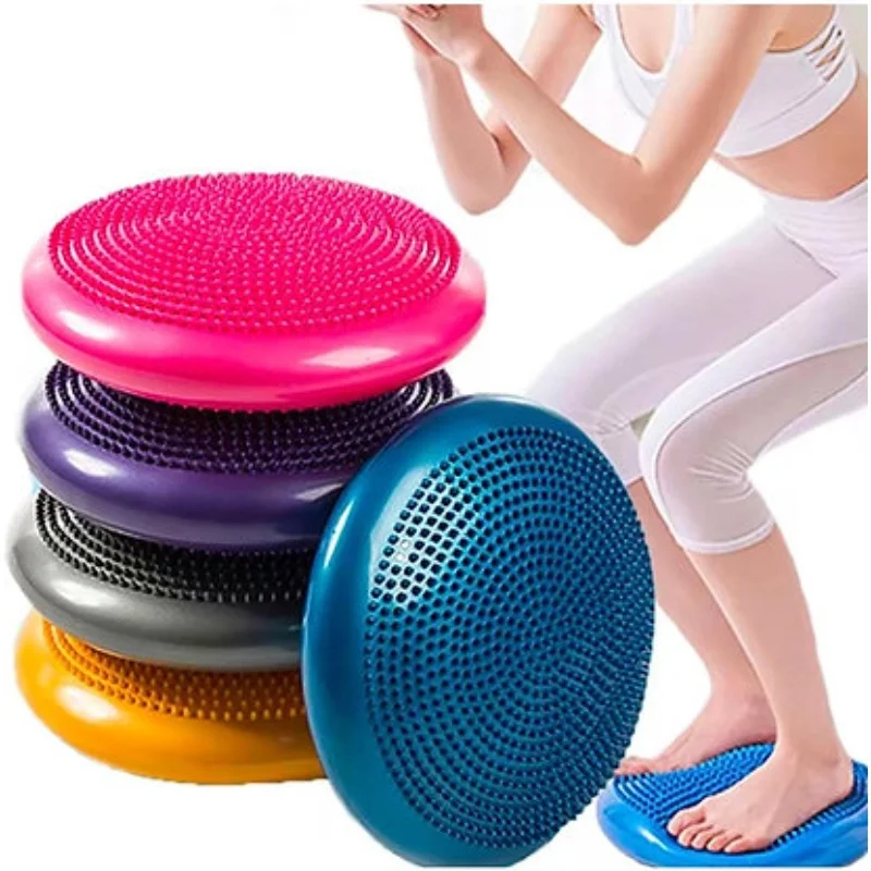 Denge Diski - Dikenli Masaj Yüzeyli - Pilates ve Koordinasyon Minderi