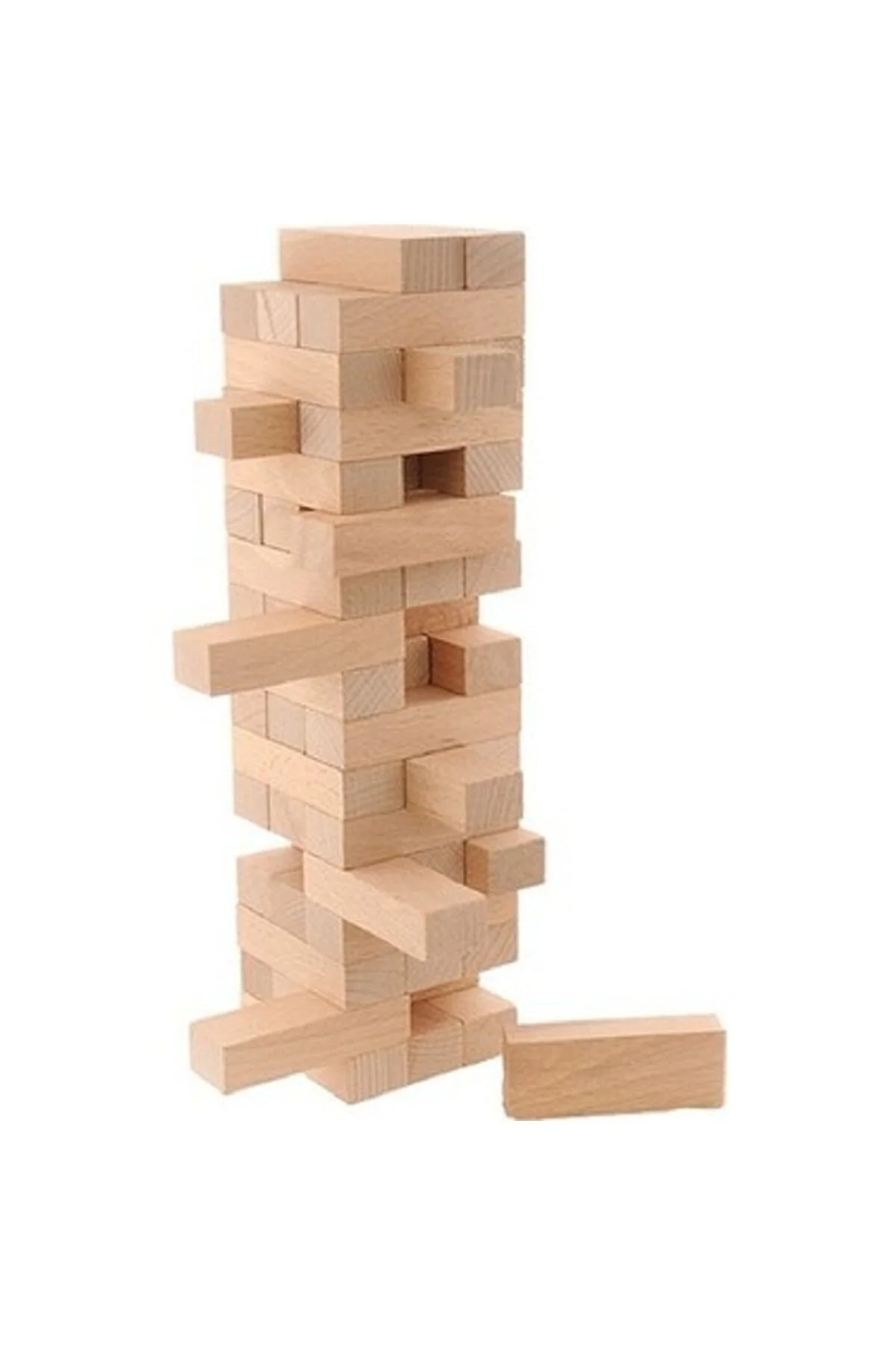 Denge Oyunu Jenga 54 Parça Eğitici Zeka Oyunu - Ailece Oynanır - 