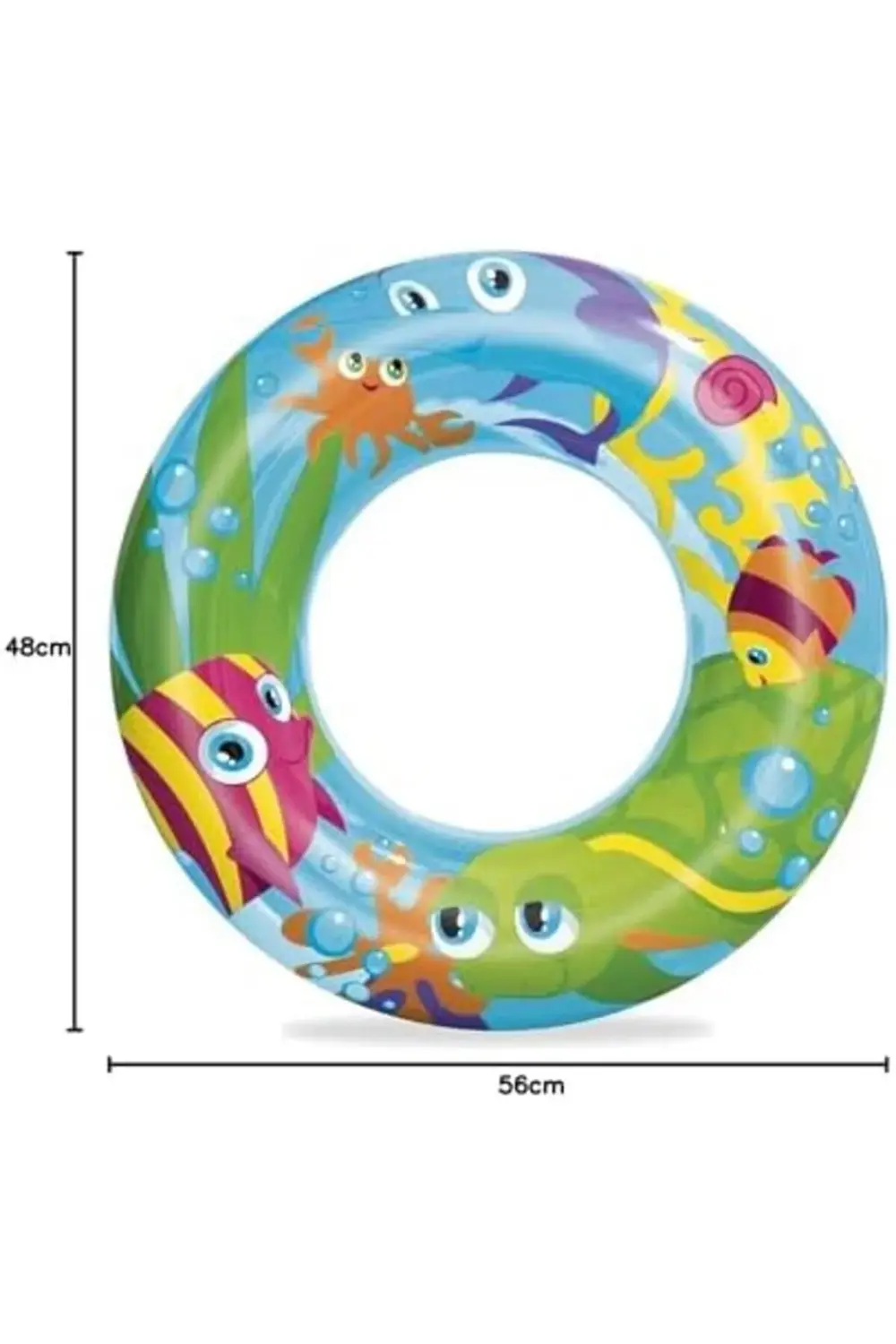 Deniz Hayvan Desenli Simit 56 cm 36013, Renkli
