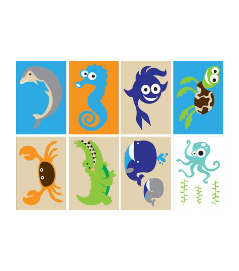 Artikel Deniz Hayvanları Tb-002 16,5X23 Cm Tuz Boyama Seti (8 Adet), Eğit Artikel Deniz Hayvanları Tb-002 16,5X23 Cm Tuz Boyama Seti (8 Adet), Eğit