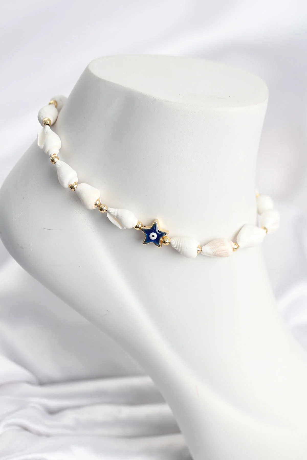 Deniz Kabuğu Model Nazarlı Yıldız Detaylı Halhal Fiyatı, Yorumları ve Özellikleri