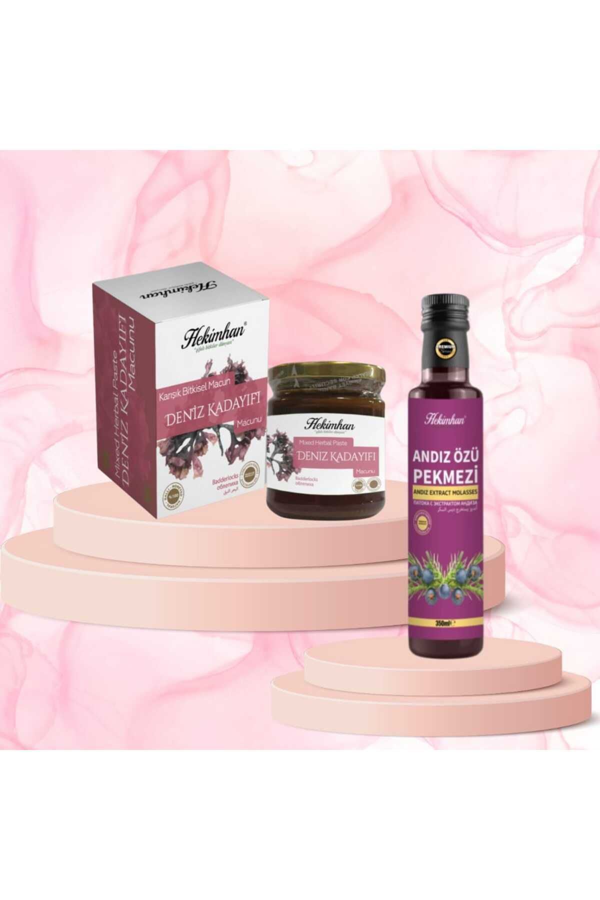 Deniz Kadayıfı Macunu 240 gr + Andız Özü Pekmezi 350 ml