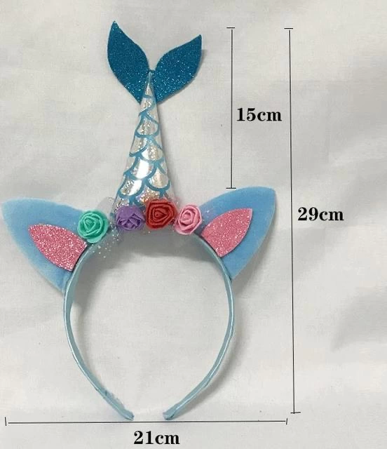 Deniz Kızı Tacı - Deniz Kızı Prenses Tacı Mavi Renk 21x29 Cm Deniz Kızı Tacı - Deniz Kızı Prenses Tacı Mavi Renk 21x29 Cm