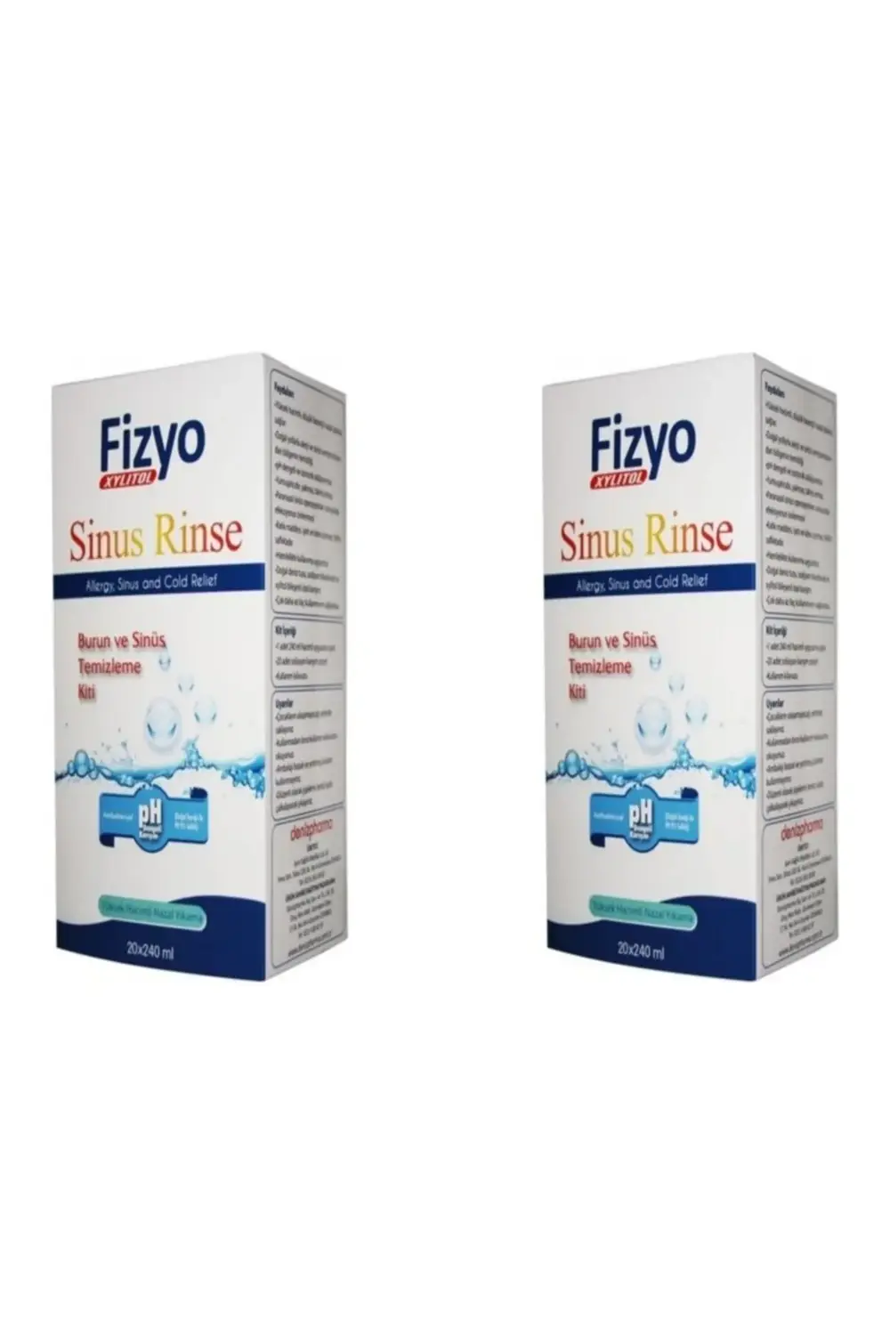 Deniz Pharma Fizyo Sinus Rinse Yetişkin 240 ml - 2 Adet