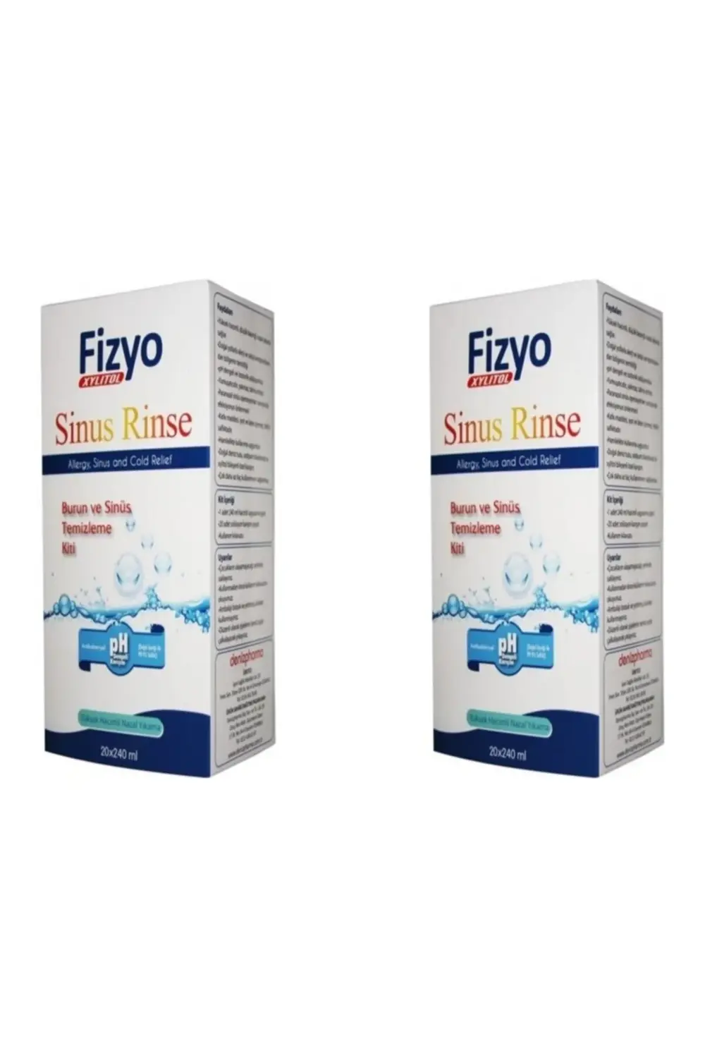 Deniz Pharma Fizyo Sinus Rinse Yetişkin 240 ml - 2 Adet