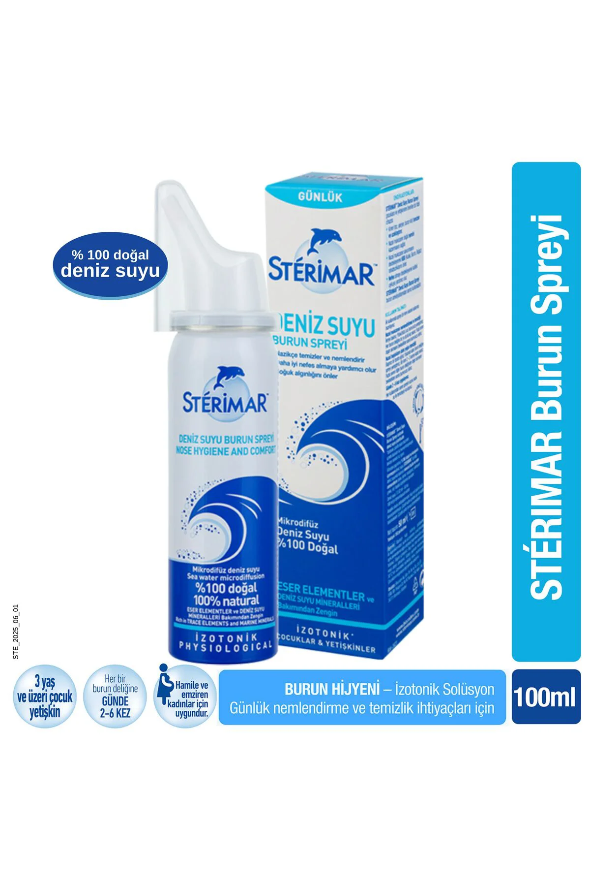 Deniz Suyu Burun Spreyi 100ml