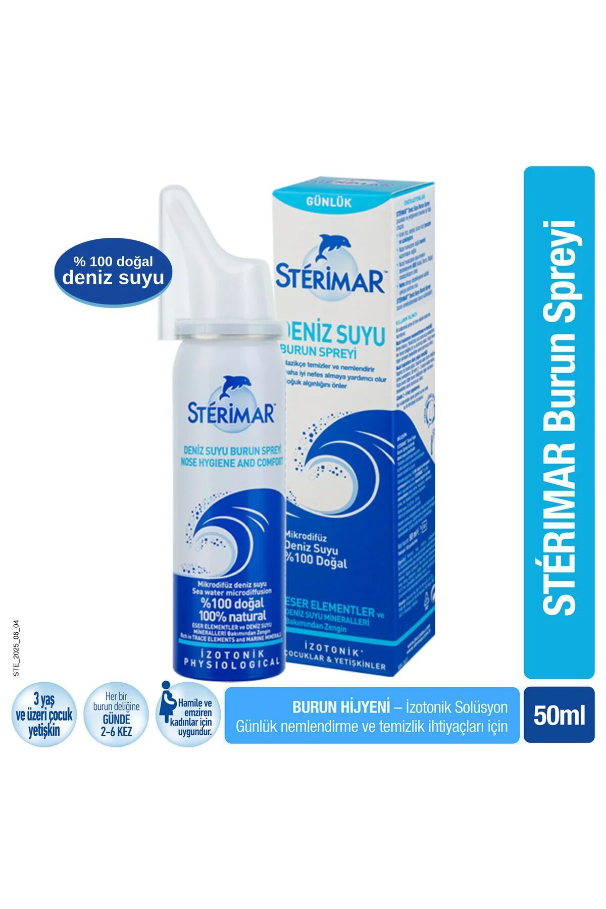 Deniz Suyu Burun Spreyi 50 ml