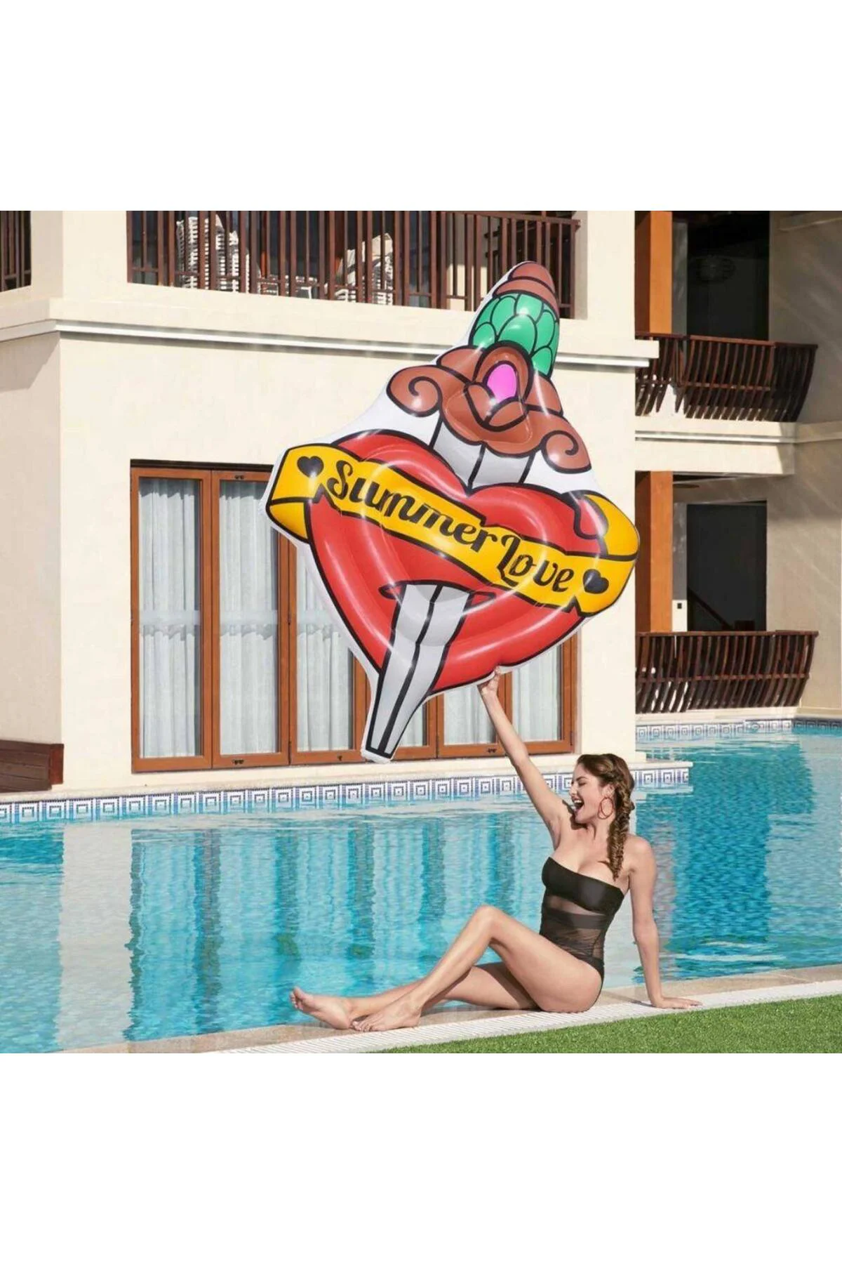 Deniz Yatağı Yaz Aşkı Dövmeli - 43265 (Lisinya)