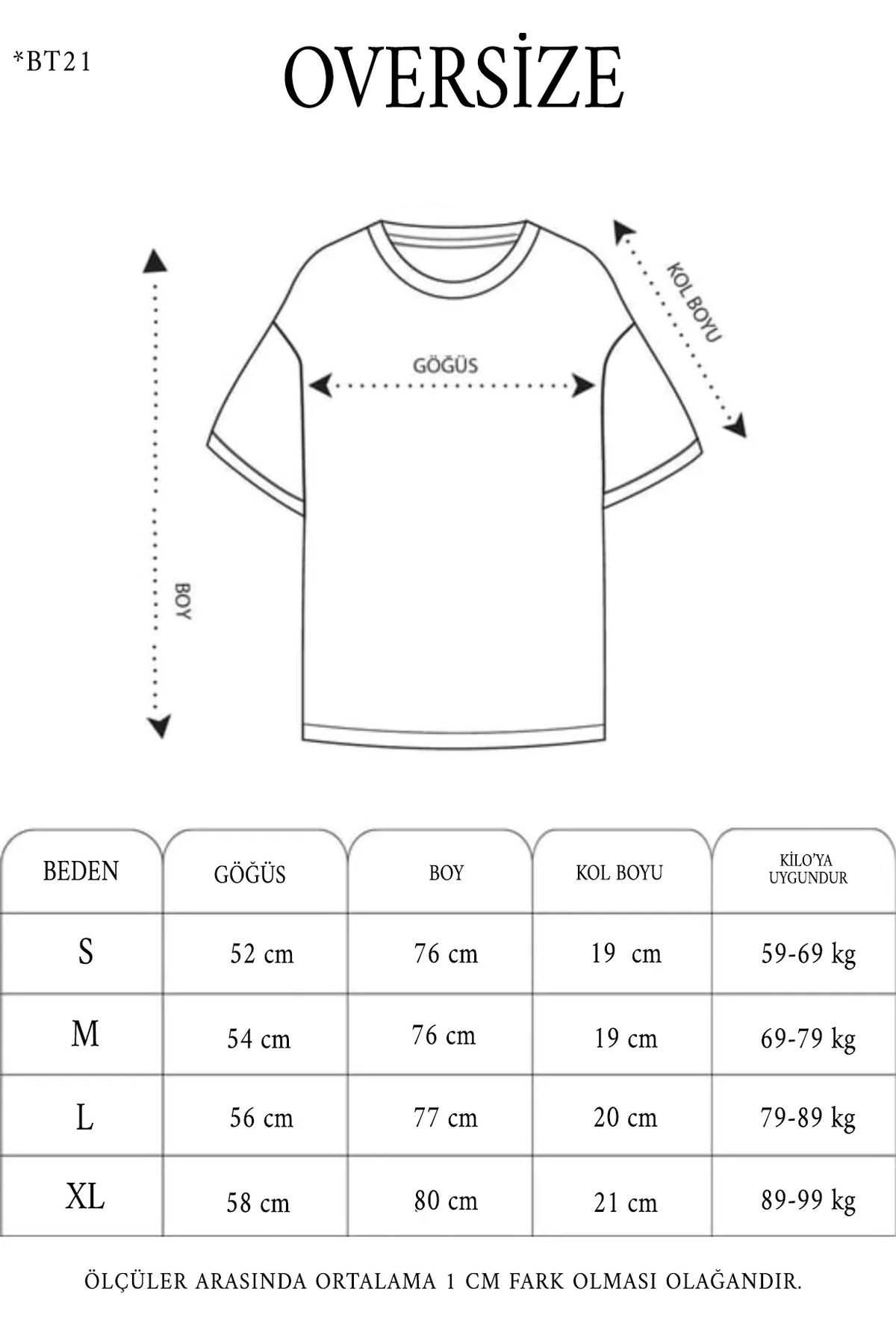 Deniz Yıldızı Unisex Düz Biskilet Yaka Oversize T-shirt - Siyah