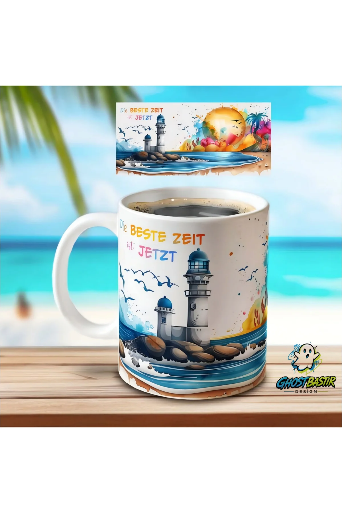 Denizci Feneri Kupa Bardak | Tek Adet K0193