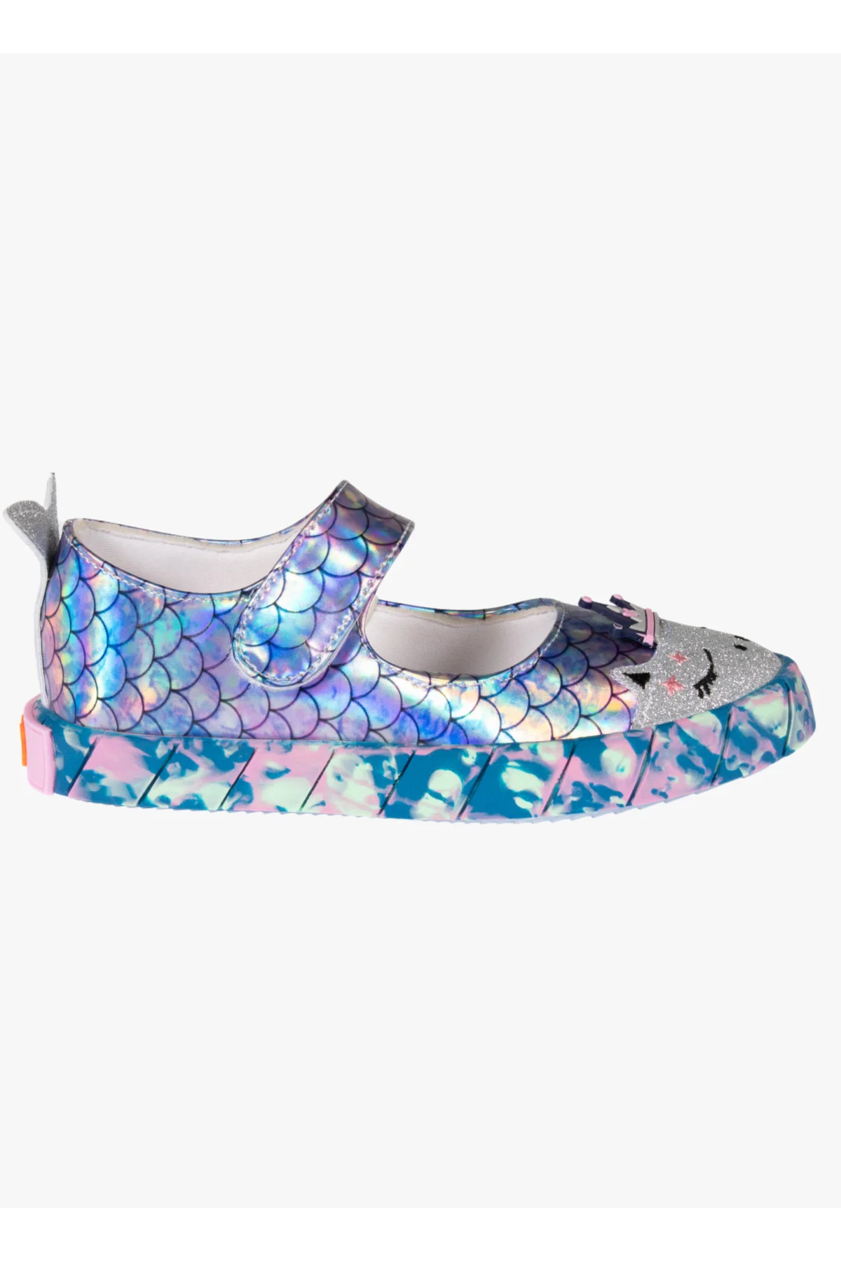Denizkızı Hologram 3D Kız Çocuk Babet Sneakers