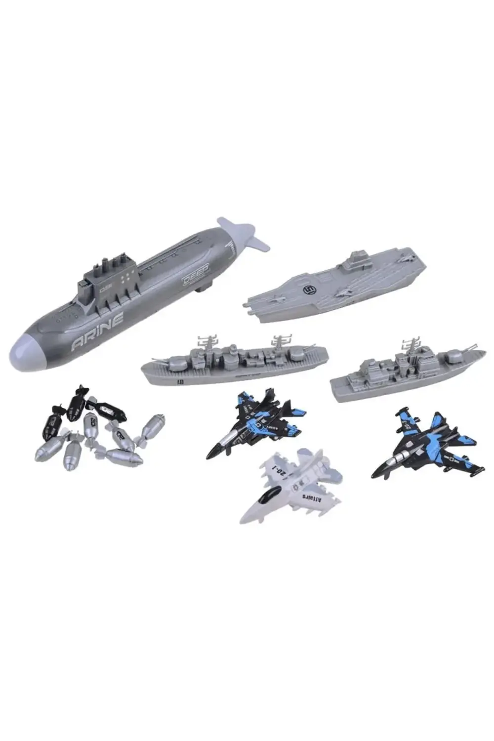 Denizlerin Efendisi Ol! Jet Uçak Gemisi ve Denizaltı Seti ile Mac