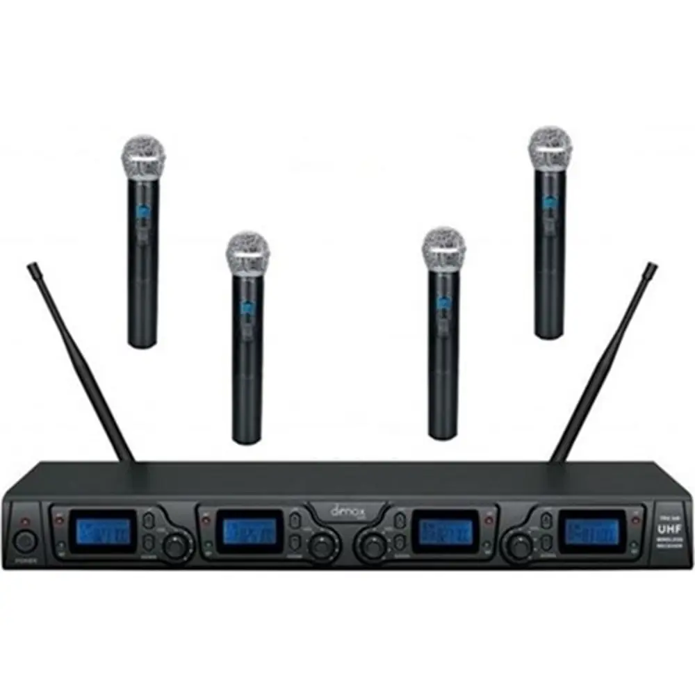 Denox Trx-340 + 4 X Trx3 El Tipi Telsiz Mikrofon Seti Denox Trx-340 + 4 X Trx3 El Tipi Telsiz Mikrofon Seti