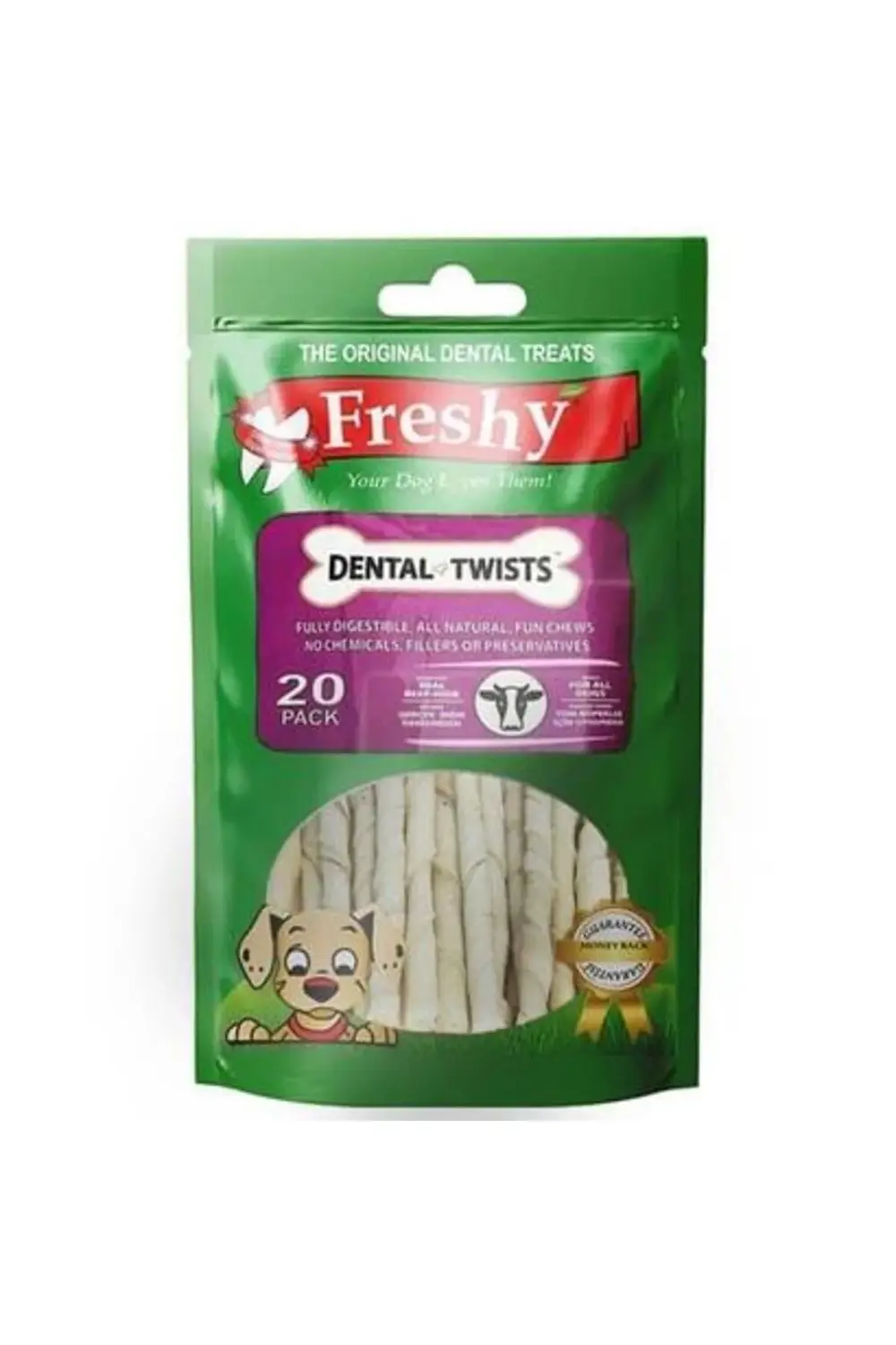 Dental Burgu Köpek Ödülü 20'li Paket - 120 gr