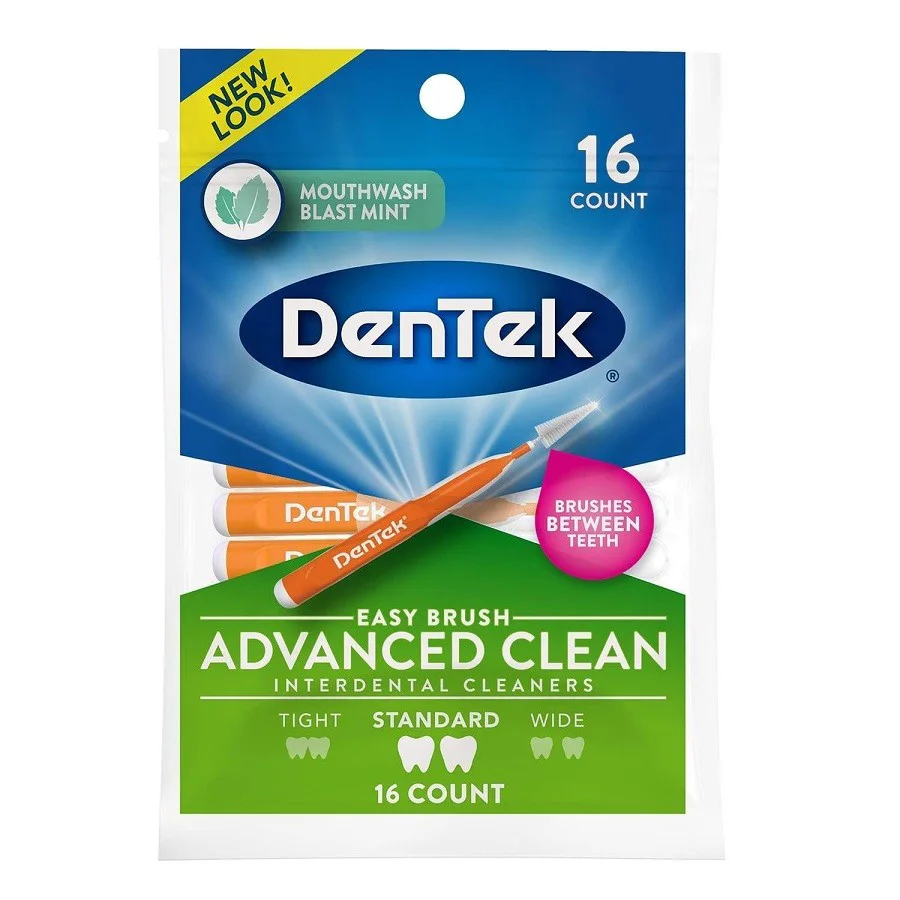 DenTek Easy Brush Gelişmiş Diş Arası Temizleyicileri 16lı DenTek Easy Brush Gelişmiş Diş Arası Temizleyicileri 16lı