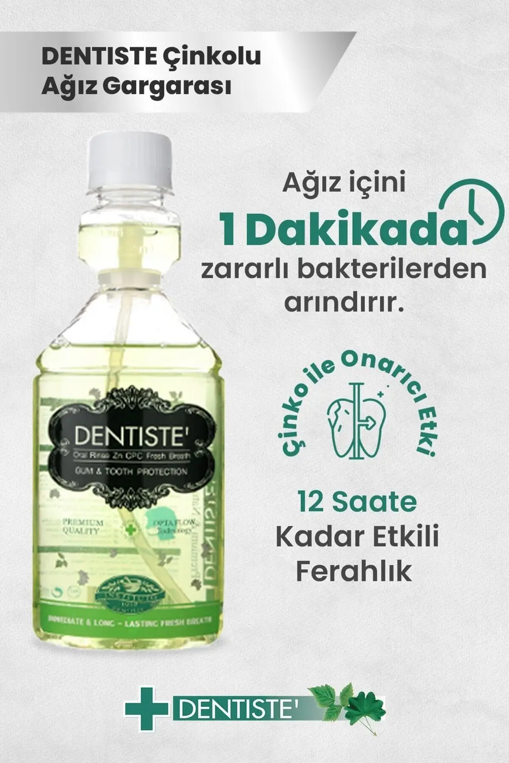 Dentiste Çinko Ve Cpc'li Ağız Gargarası 200ml