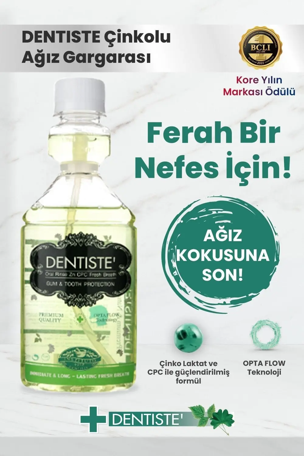 Dentiste Çinko Ve Cpc'li Ağız Gargarası 200ml