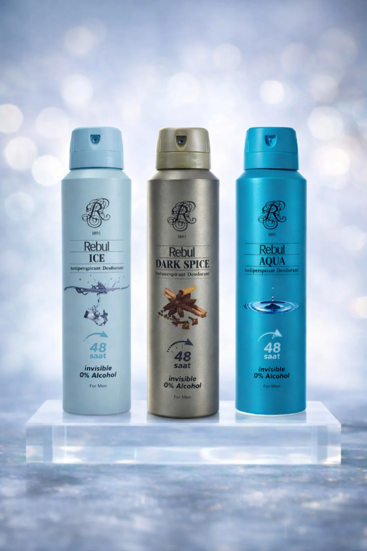 Deo Ice+Dark Spıce+AQUA 150 ML.(3LÜ SET) Fiyatı, Yorumları ve Özellikleri
