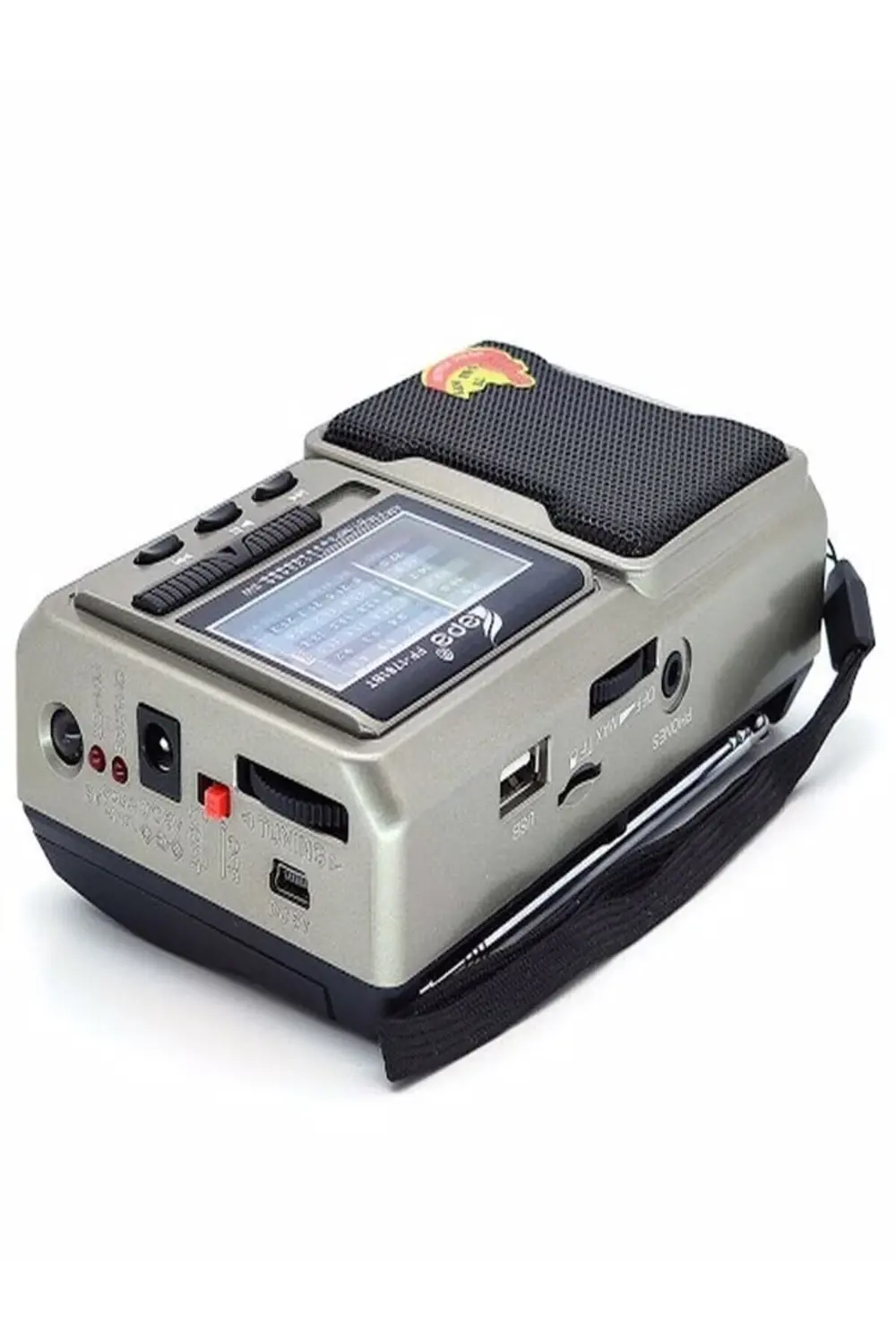 Deprem Çantasına Uygun Taşınabilir El Fenerli 8 Bandlı Radyo Blue