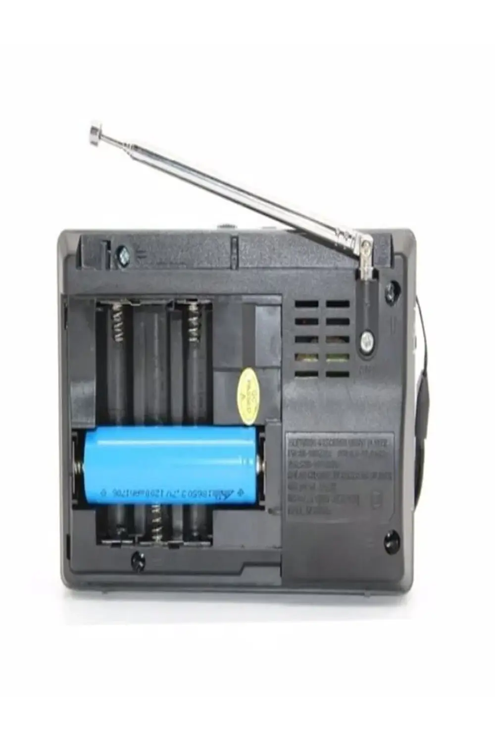 Deprem Çantasına Uygun Taşınabilir El Fenerli 8 Bandlı Radyo Blue