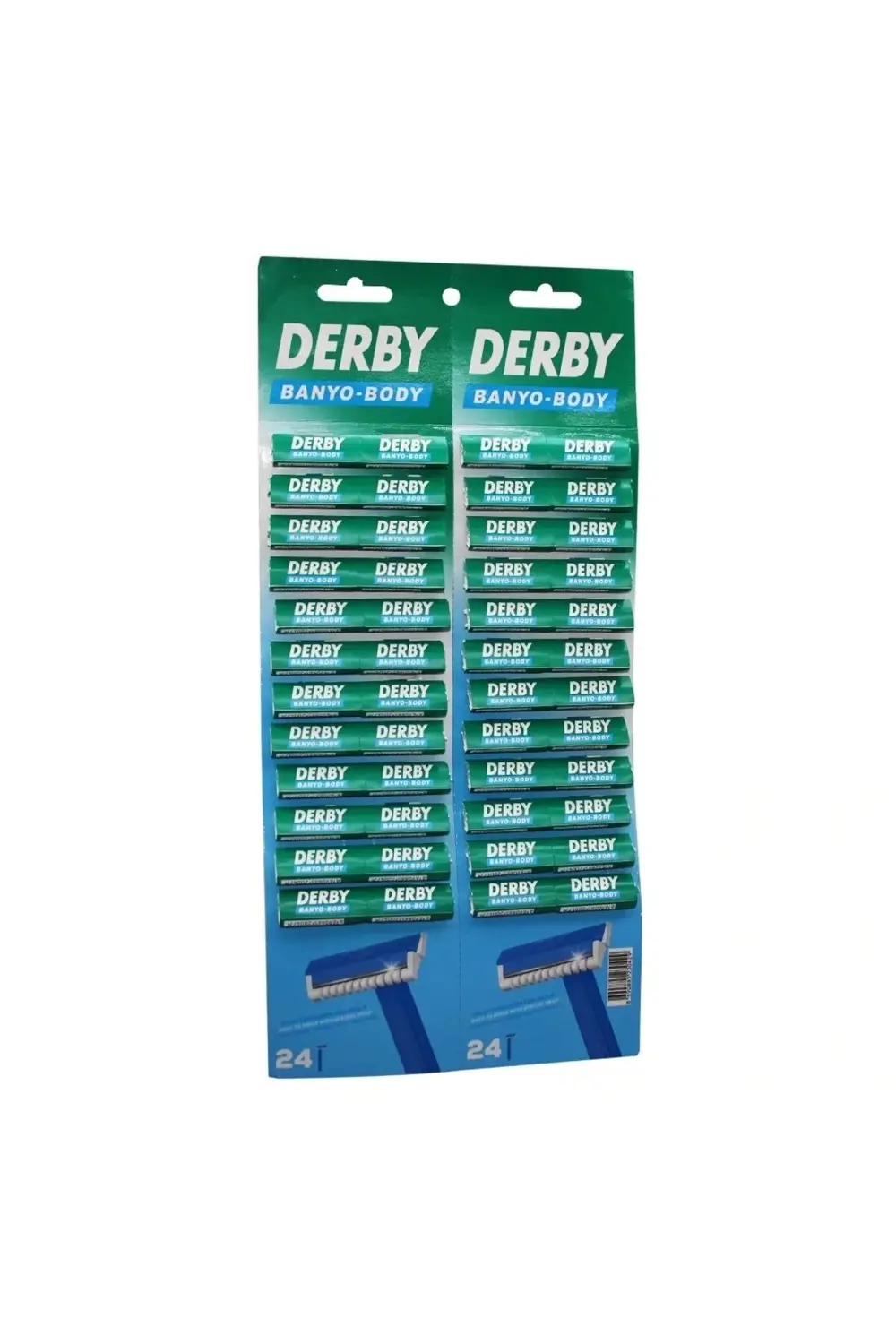 DERBY BANYO BODY TEK BIÇAK KARTELALI JİLET 48PCS (5047)