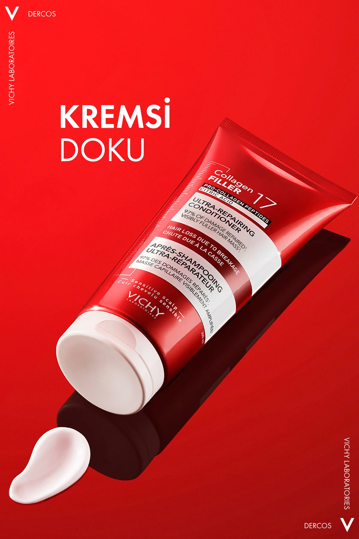 Dercos Collagen 17 Filler Saç Bakım Kremi 200ml Fiyatı, Yorumları ve Özellikleri