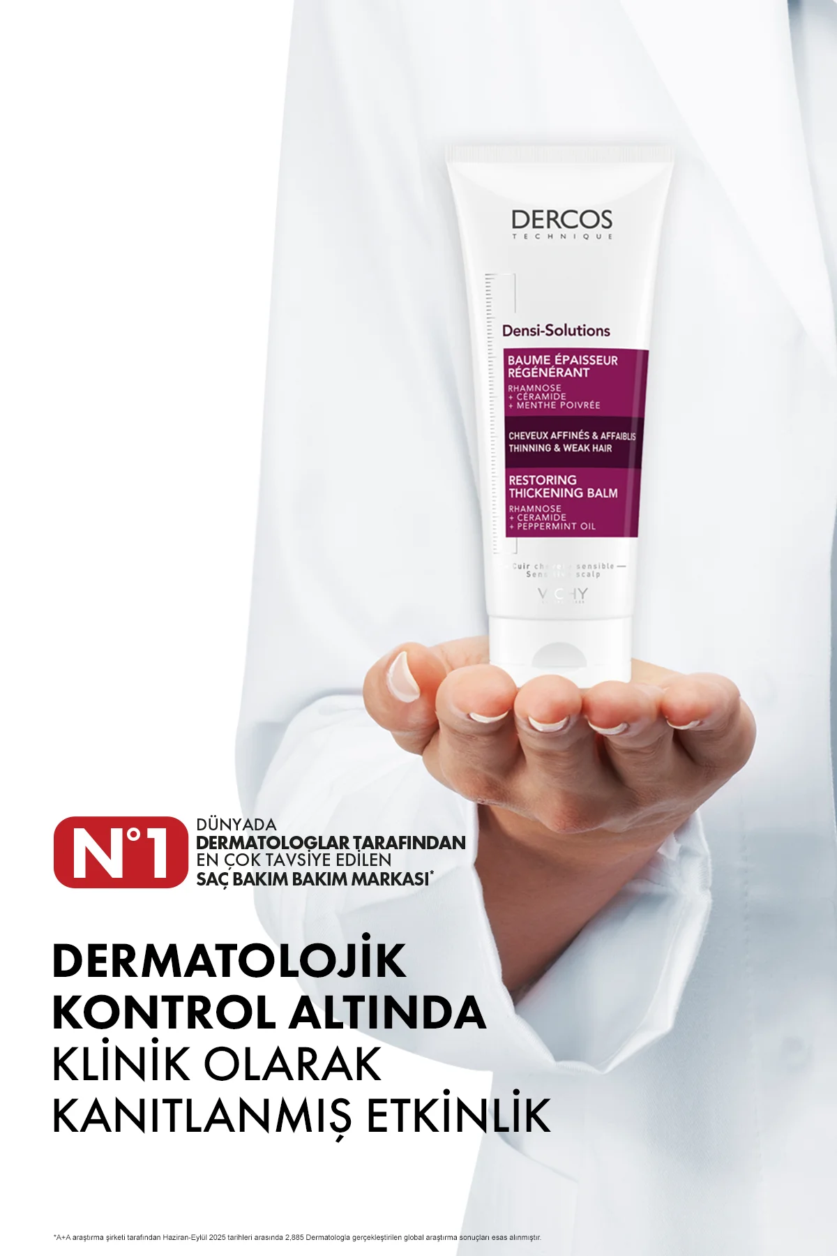 Dercos Densi Solutions İnce Telli Saçlar İçin Dolgunlaştırıcı Etkili Saç Bakım Kremi 200 ml Fiyatı, Yorumları ve Özellikleri
