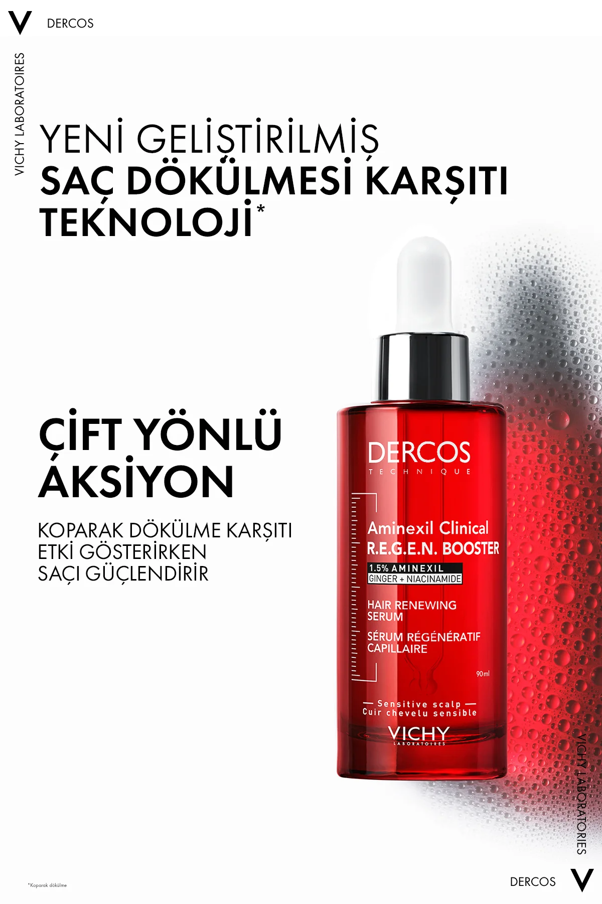 Dercos R.E.G.E.N. Booster Yenilikçi Saç Dökülmesine Karşı Bakım S