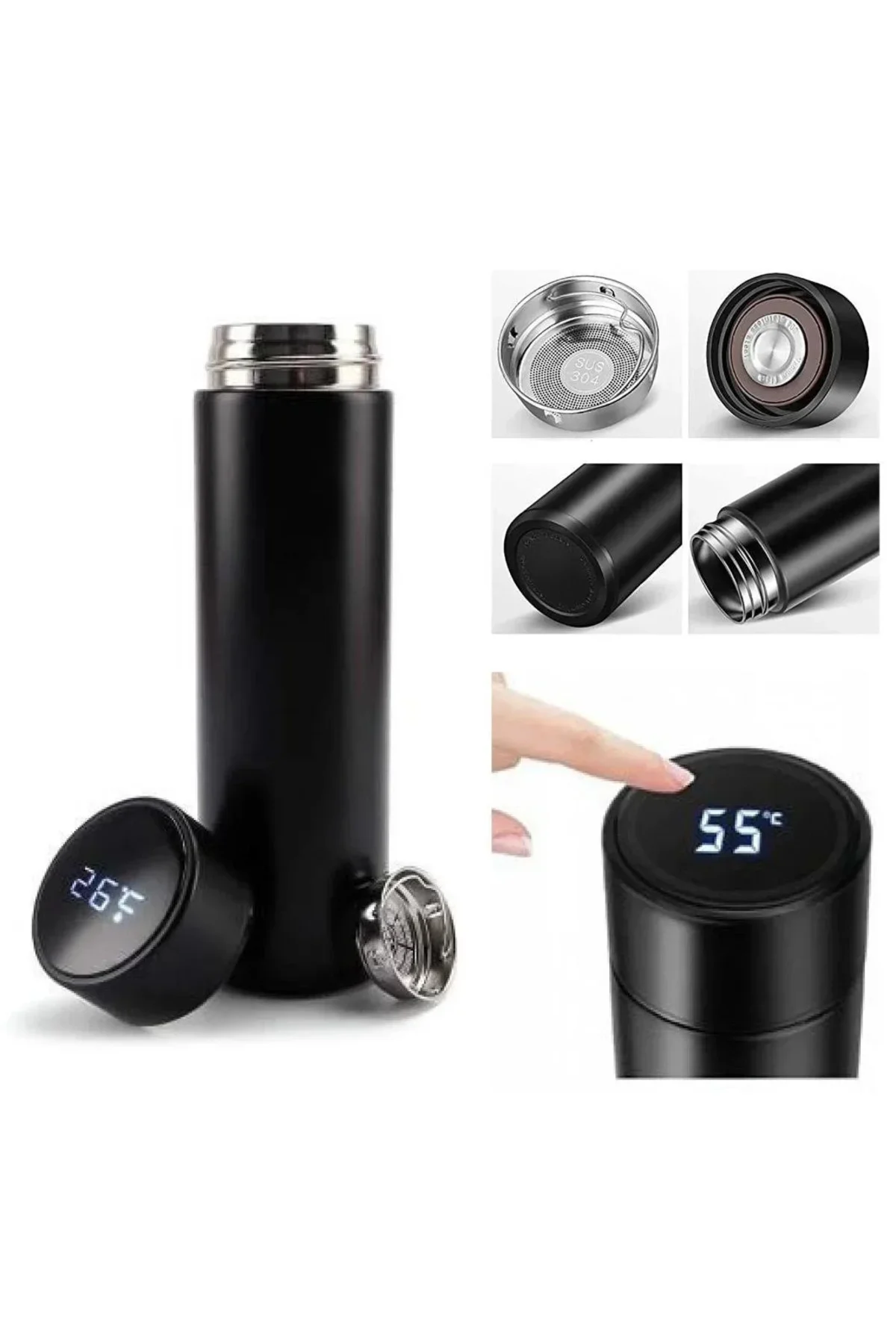Dereceli Çelik Termos 500 ml Dereceli Çelik Termos 500 ml