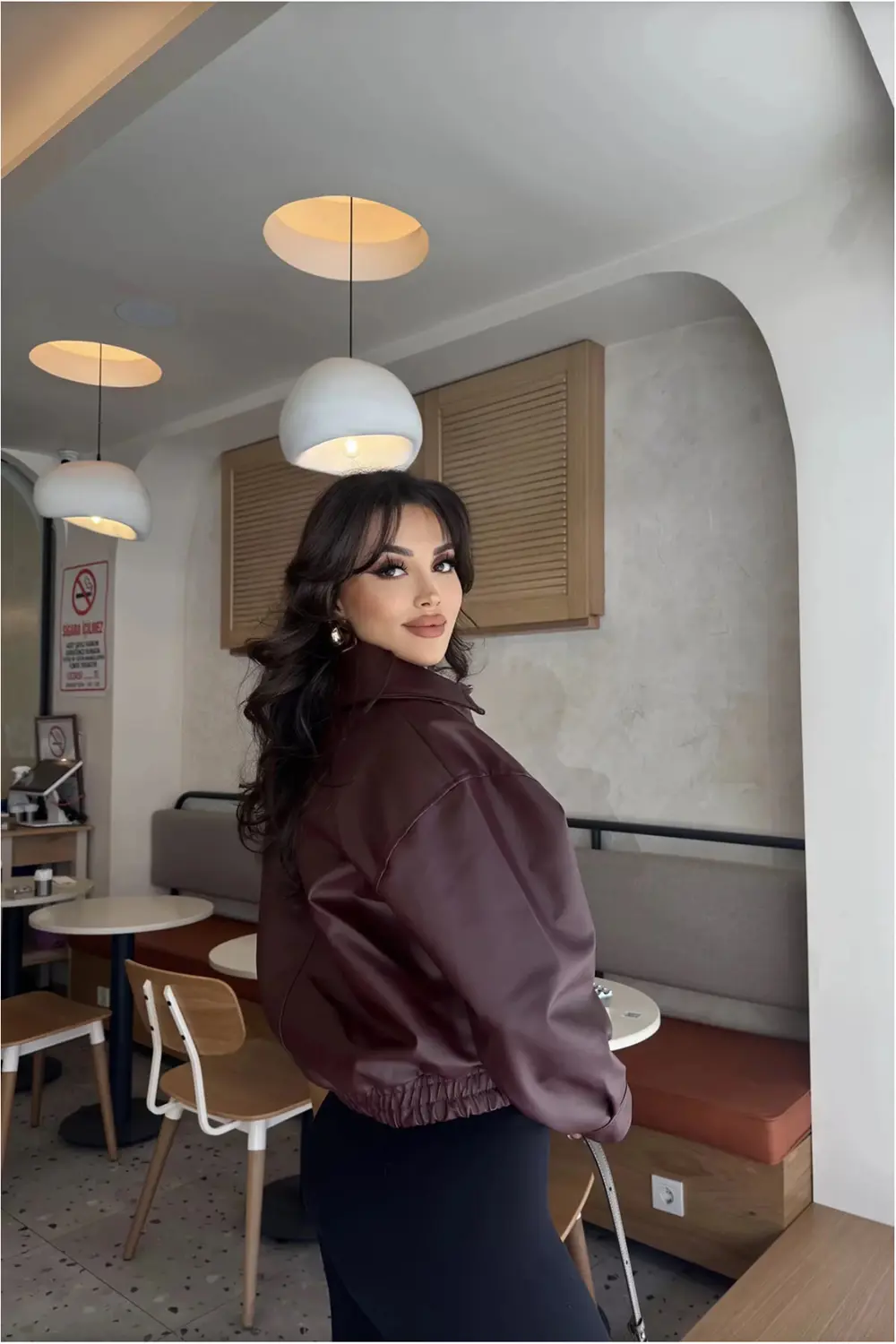 Deri Bomber Deri Ceket