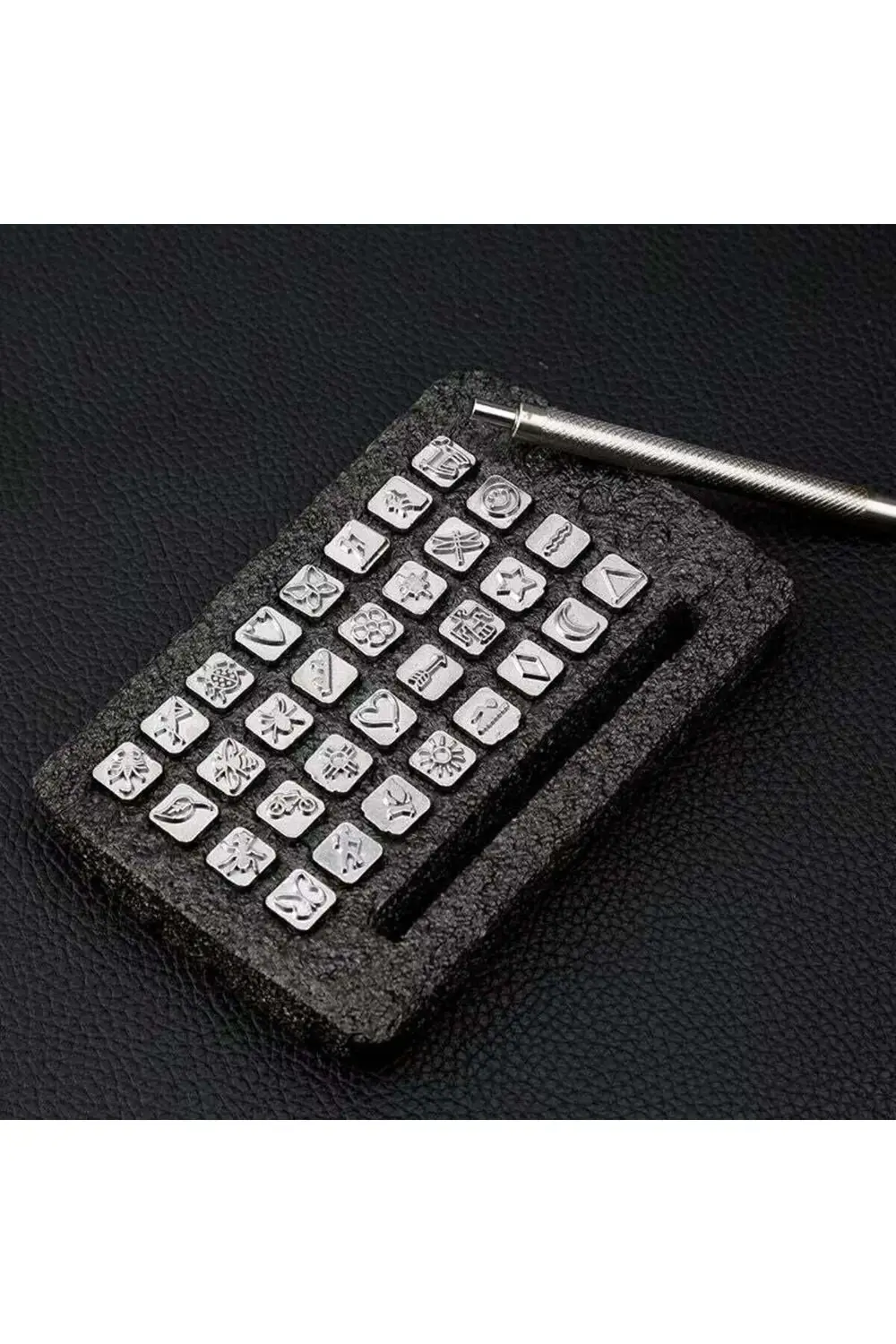 Gigi Panda Deri Damgalama Aletleri Seti, 32 Değişik Damgalama Deseni - Deri Gigi Panda Deri Damgalama Aletleri Seti, 32 Değişik Damgalama Deseni - Deri