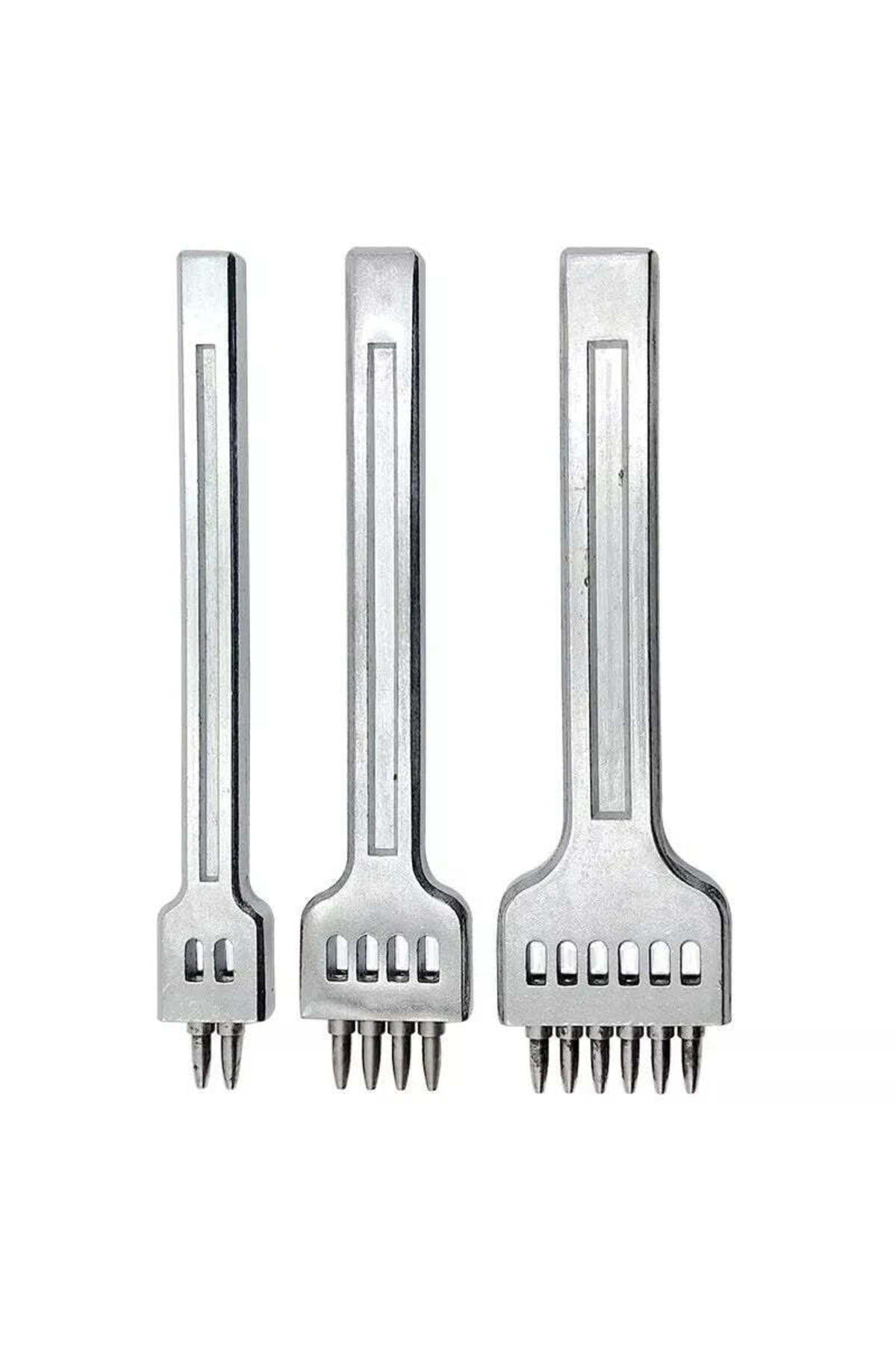 Tuhafiyecimiz Deri Delici - Delme Zımbası - 2'Li / 4'Lü / 6'Lı / 10'Lu Zımba De