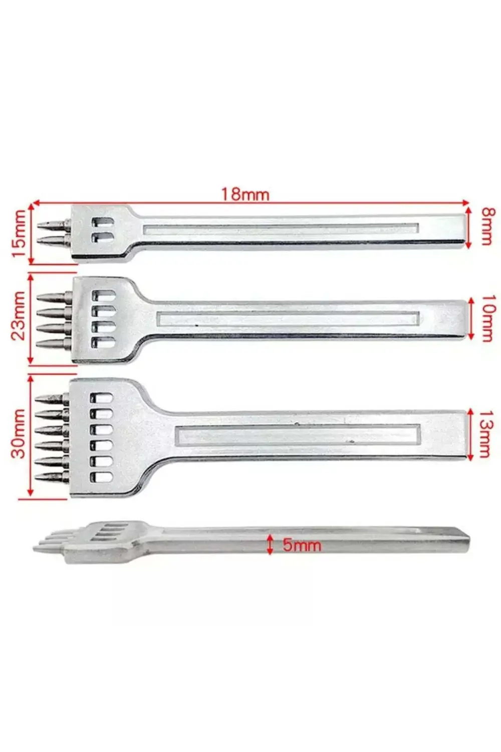 Tuhafiyecimiz Deri Delici - Delme Zımbası - 2'Li / 4'Lü / 6'Lı / 10'Lu Zımba De Tuhafiyecimiz Deri Delici - Delme Zımbası - 2'Li / 4'Lü / 6'Lı / 10'Lu Zımba De