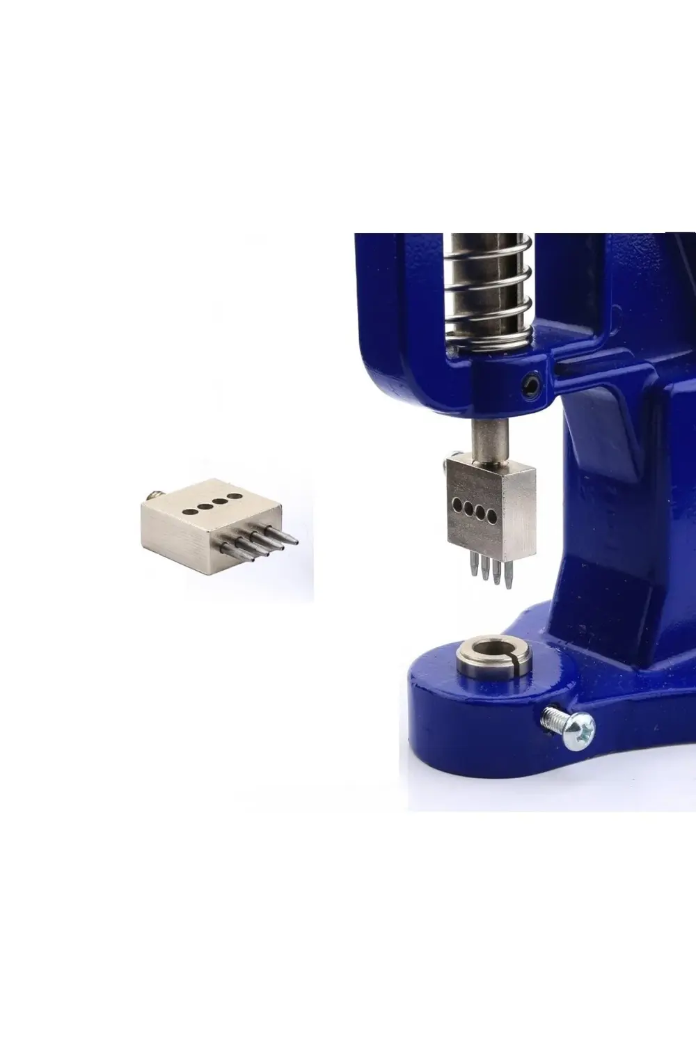 Tuhafiyecimiz Deri Delme Zımba Seti - Tulumba Pres Ve 2'Li, 4'Lü, 6'Lı Zımba -