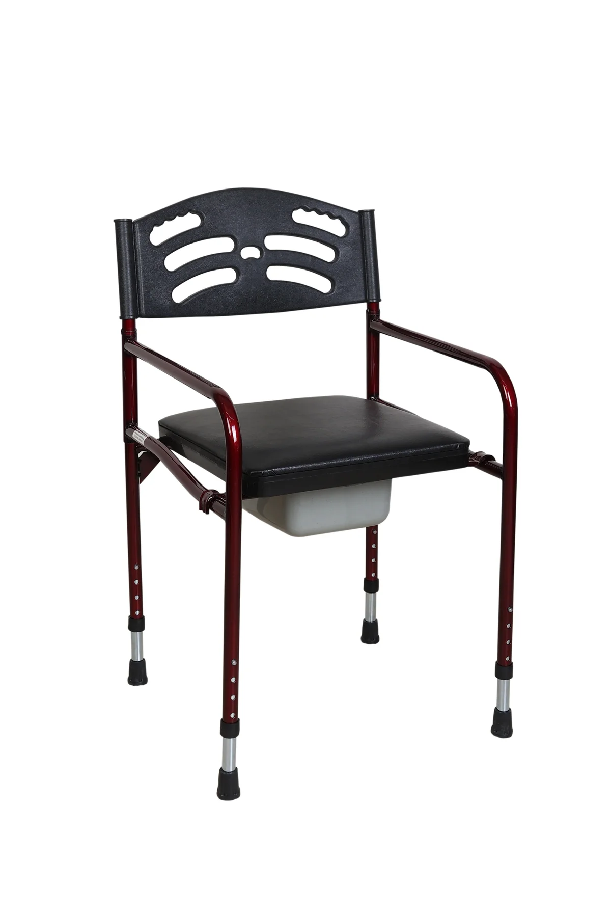 Deri Döşemeli Hasta Yaşlı Engelli Tuvaleti Ayaklı Klozet WC Yükse