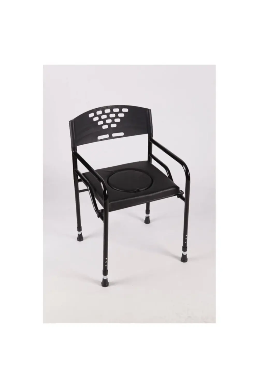 Deri Döşemeli Hasta Klozeti Kapaklı Sandalye Tipi