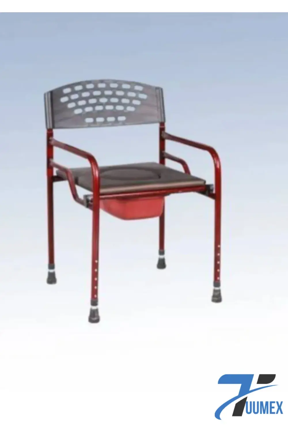 Deri Döşemeli Klozet Yükseltici Katlanabilir Tuvalet Yükseltici S