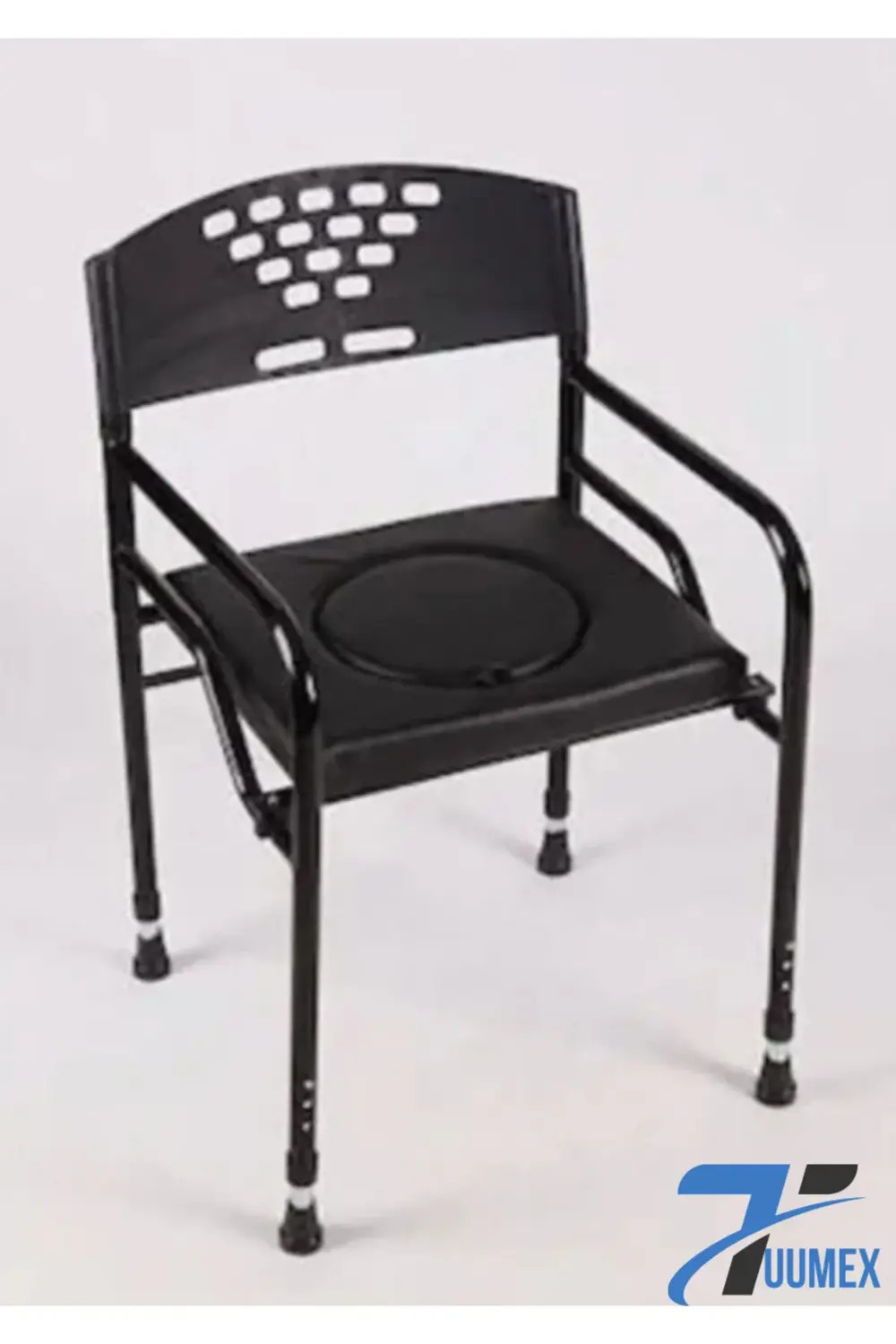 Deri Döşemeli Klozet Yükseltici Katlanabilir Tuvalet Yükseltici S