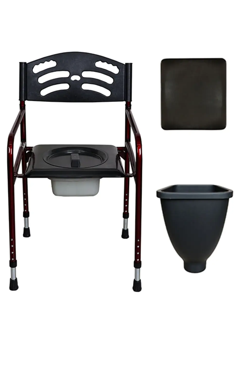 Deri Döşemeli Seyyar Katlanabilir Hasta Yaşlı Engelli Alaturka Tu