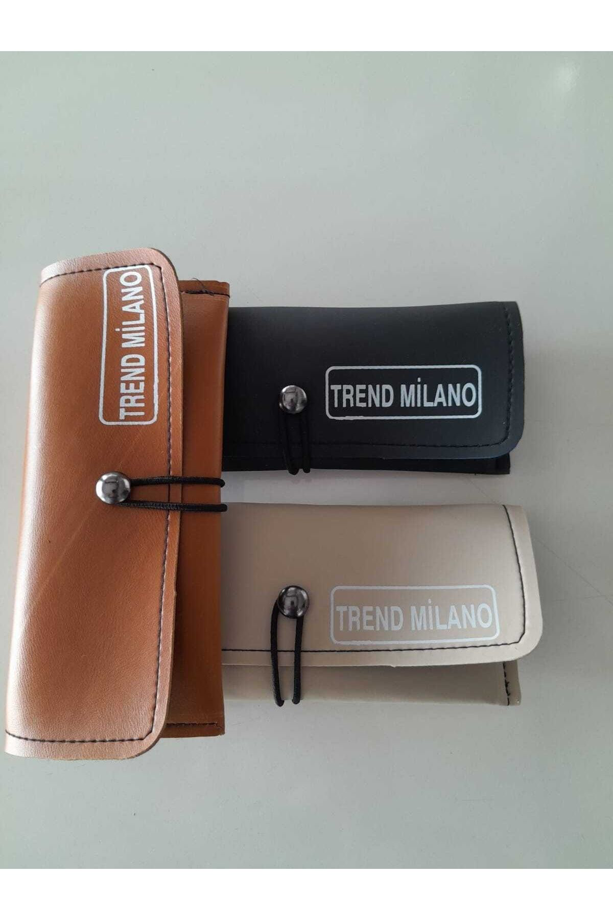 Trendmilano Deri Gözlük Kilifi Sc4401