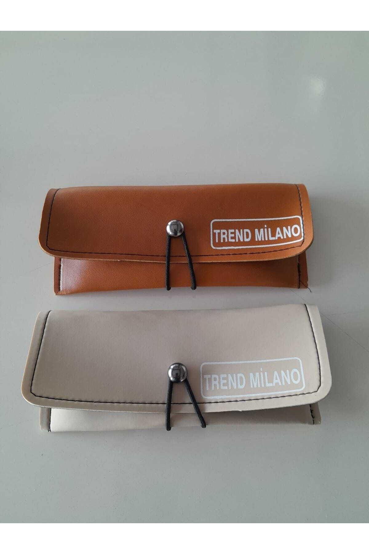Trendmilano Deri Gözlük Kilifi Sc4401