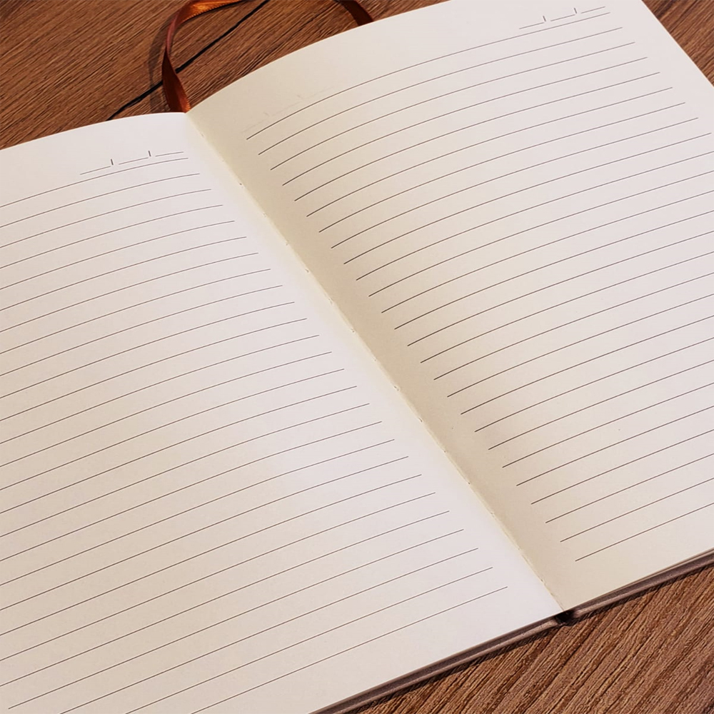 Deri Hatıra Defteri Mavi