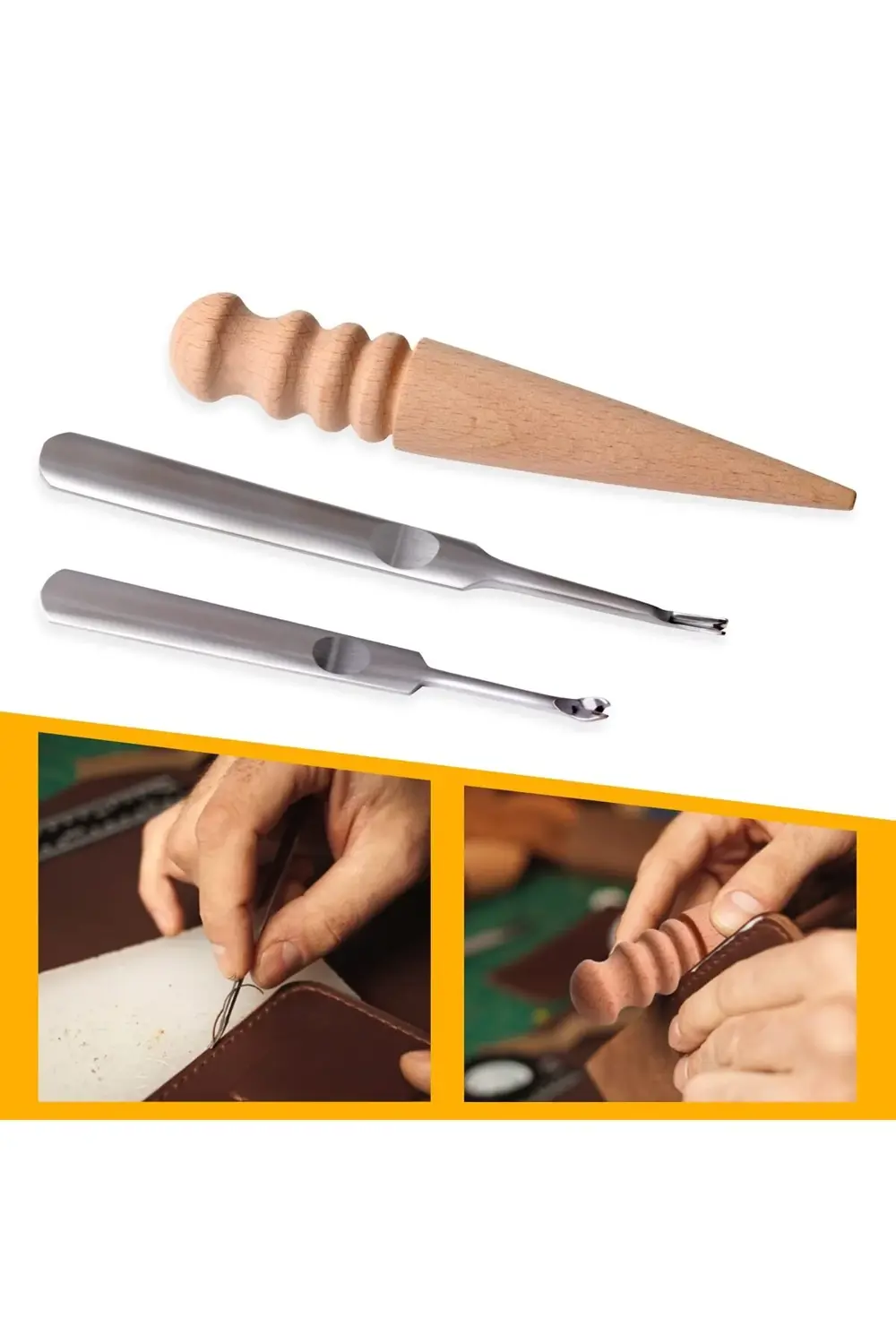 Tuhafiyecimiz Deri Hobi İçin 18 Parça Başlangıç Seti, Deri El Aletleri Tuhafiyecimiz Deri Hobi İçin 18 Parça Başlangıç Seti, Deri El Aletleri