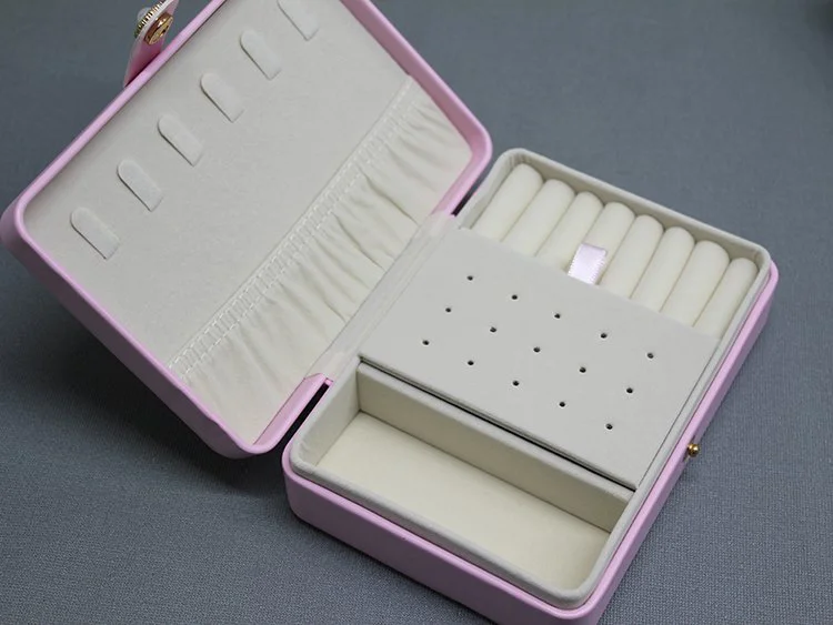 Deri Kaplamalı 16x11 cm Makyaj ve Takı Düzenleme Kutusu