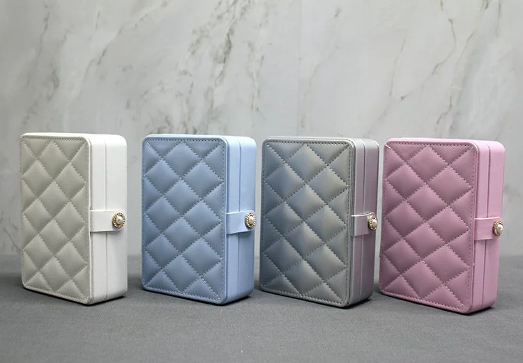 Deri Kaplamalı 16x11 cm Makyaj ve Takı Düzenleme Kutusu