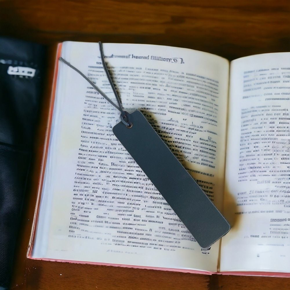 Deri Kitap Ayracı, Mavi Deri Kitap Ayracı, Mavi