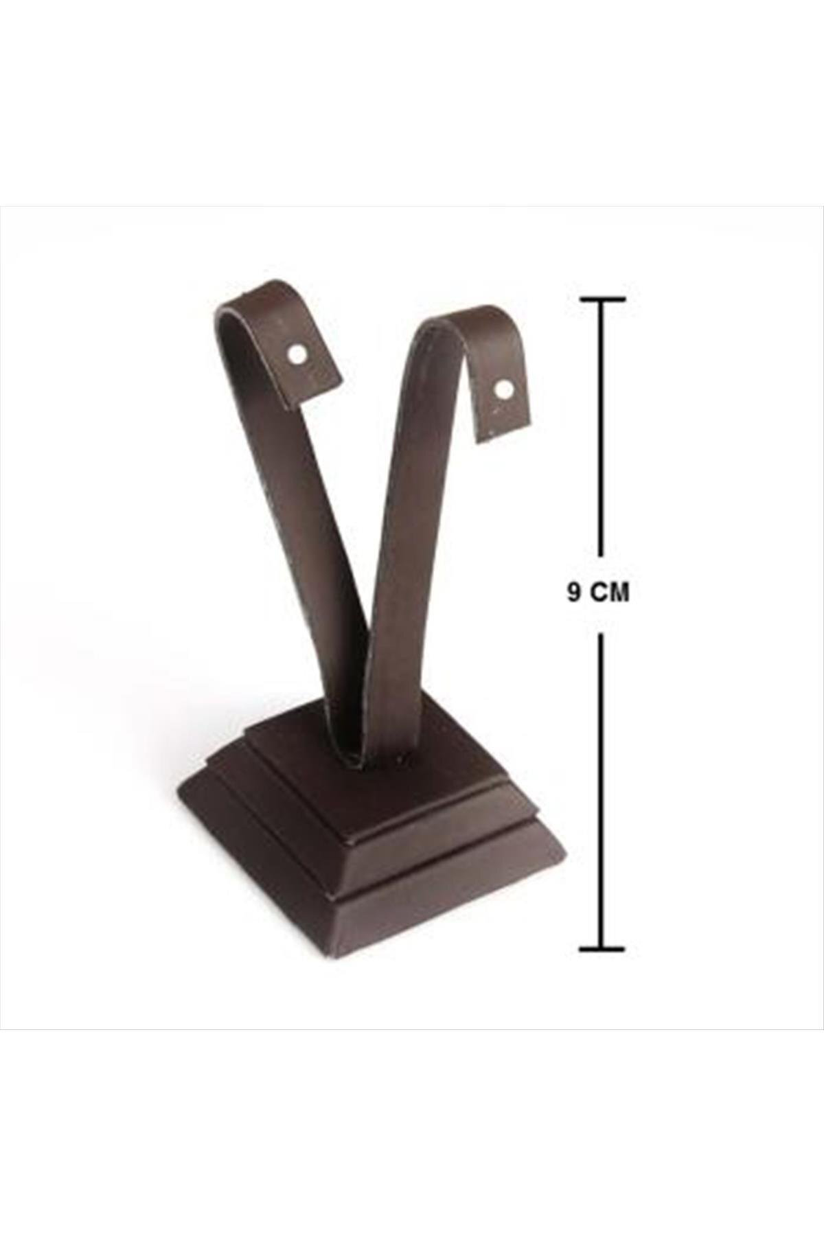 Deri Kumaş () Palmiye Küpelik-Siyah