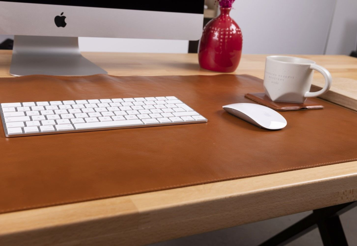 Deri Masa Matı 91*48cm RST2 Taba