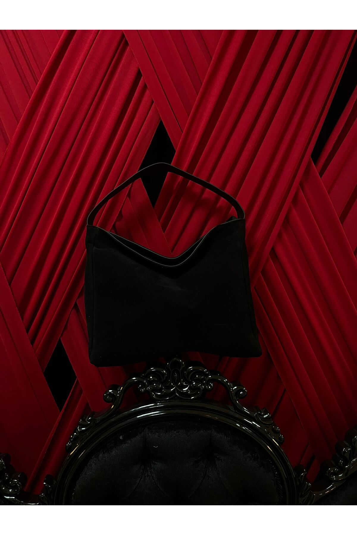 Hbs Deri Sapli Süet Omuz Geniş Çanta