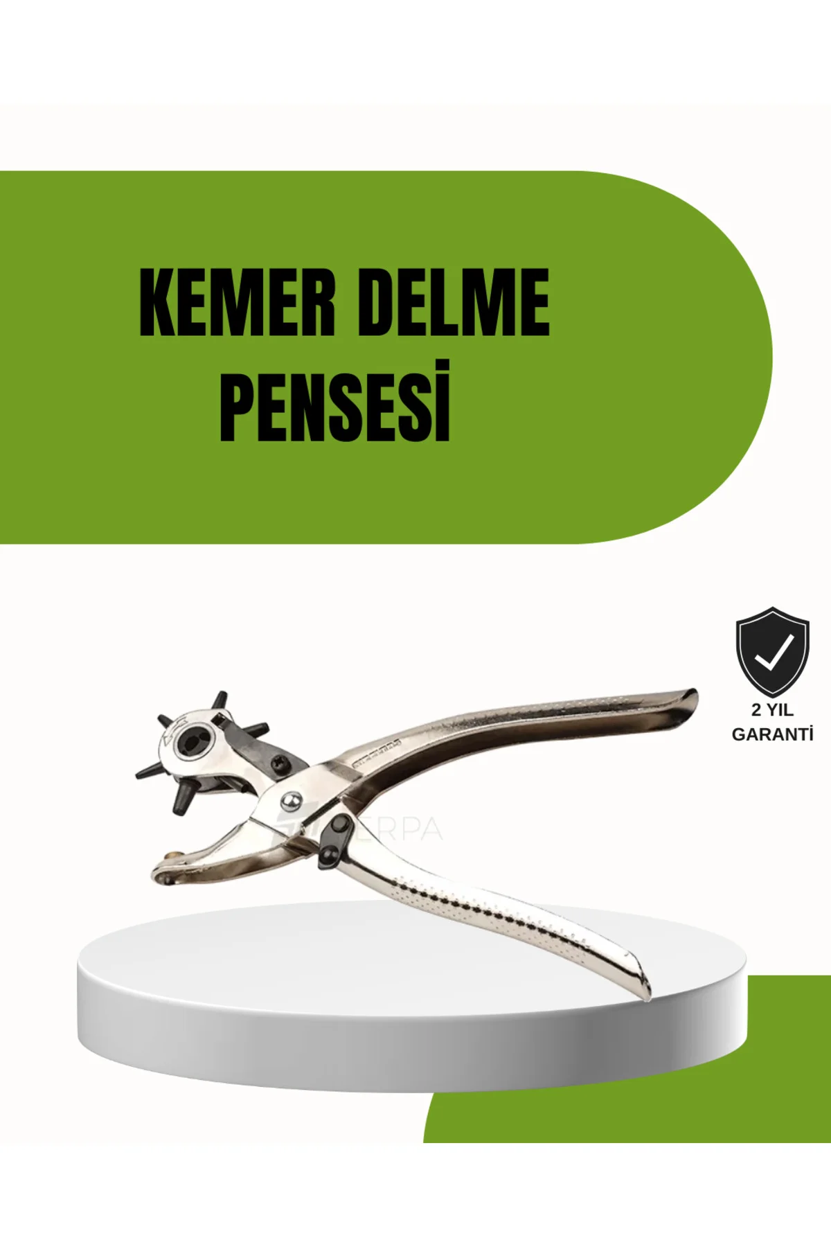 Deride Kemer Çanta Ayakkabı Delme Pensesi 6 Uçlu Döner Başlıklı T